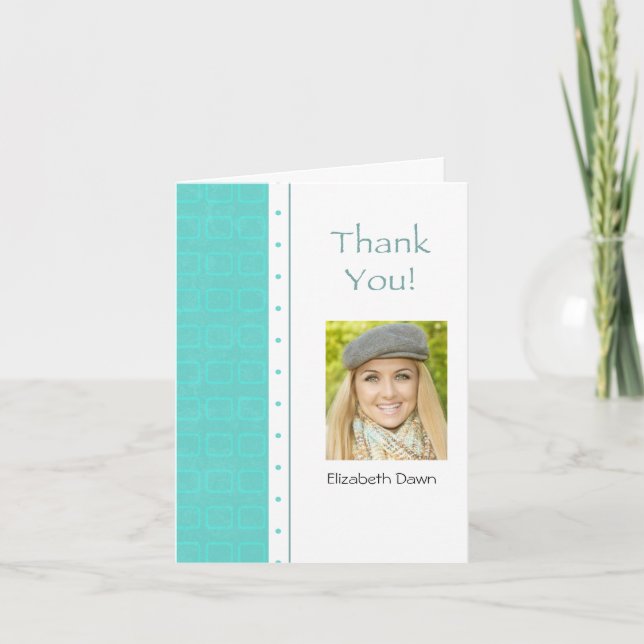 Merci de diplôme bloque le Carte photo (Devant)