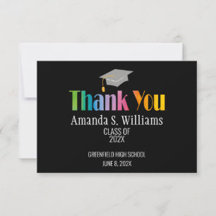 Merci de diplôme de Casquette