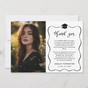 Merci de diplôme simple écrit à la main   Photo