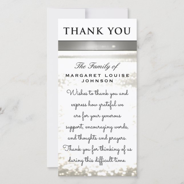 Merci de famille - Parties scintillant d'eau (Devant)