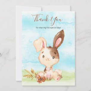Merci de ferme Bunny Watercolor