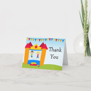 Merci de fête d'anniversaire de Chambre de rebond