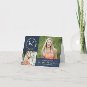 Merci de graduation de la couleur de première anné