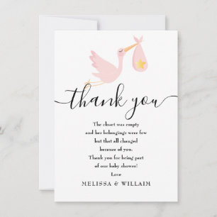 Merci de livraison spéciale Baby shower rose