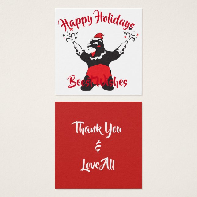 Merci de l'ours du parti (Devant & derrière)