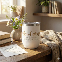 Merci De M'Aider À Bloom Thermal Tumbler