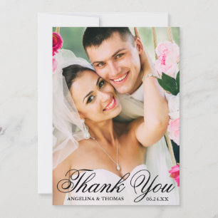 Merci de mariage et de fiancée