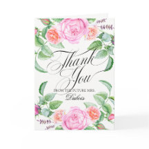 Merci de Mariage végétal floral sur mesure