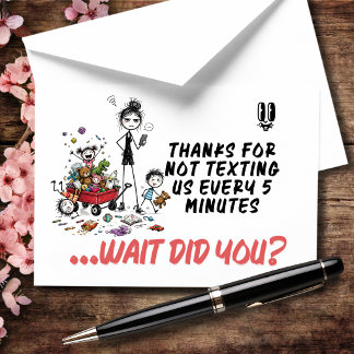 Merci de ne pas nous avoir envoyé de textos toutes