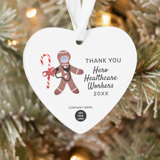 Merci de Noël d'entreprise Santé Héros Ce (Arbre)