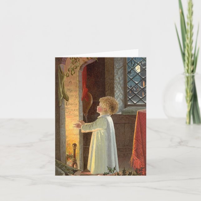 Merci de Noël vintage (Devant)