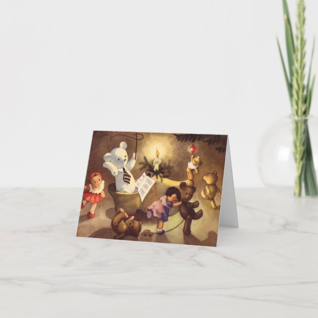 Merci de Noël vintage (Devant)