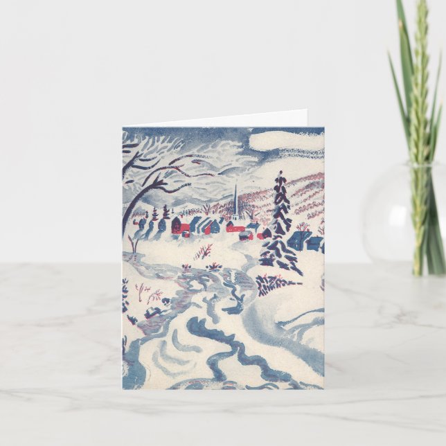 Merci de Noël vintage (Devant)