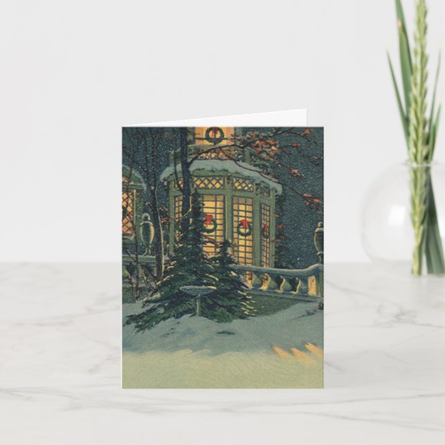 Merci de Noël vintage (Devant)