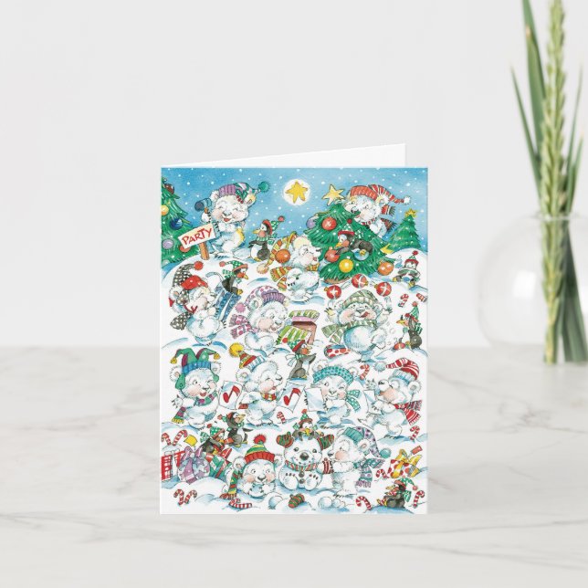 Merci de Noël vintage (Devant)