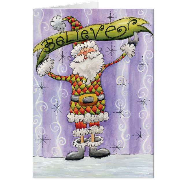 Merci de Noël vintage (Devant)