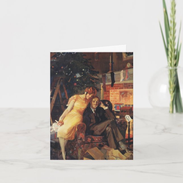 Merci de Noël vintage (Devant)