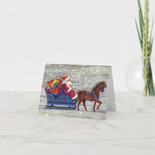 Merci de Noël vintage (Devant)