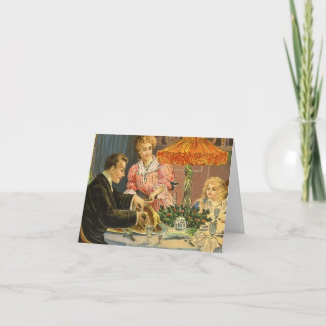 Merci de Noël vintage (Devant)