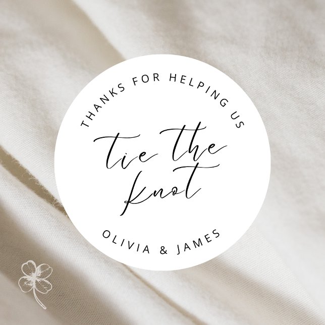 Merci De Nous Aider À Cravate Les Stickers Knot (Créateur téléchargé)