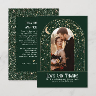 Merci de nuit étoilé céleste et mystique