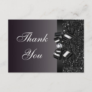Merci de paillettes imprimé par noir d'arc et de