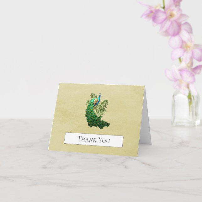 Merci de Peacock | Carte jaune (Orchidée)