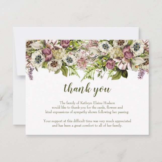 Merci De Pépites De Printemps Pour Votre Carte De  (Devant)