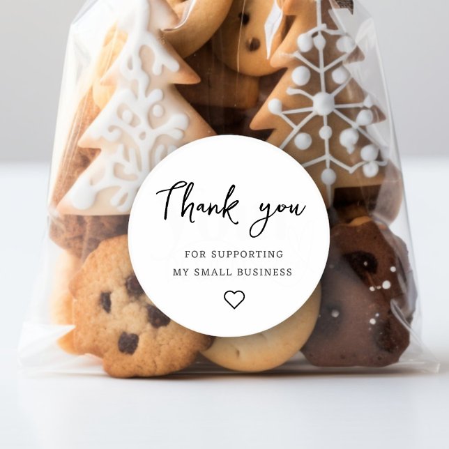 merci de soutenir mes petites entreprises, Sticker (Créateur téléchargé)