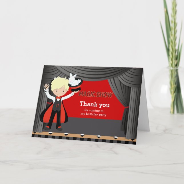 Merci de spectacle de magie (Devant)