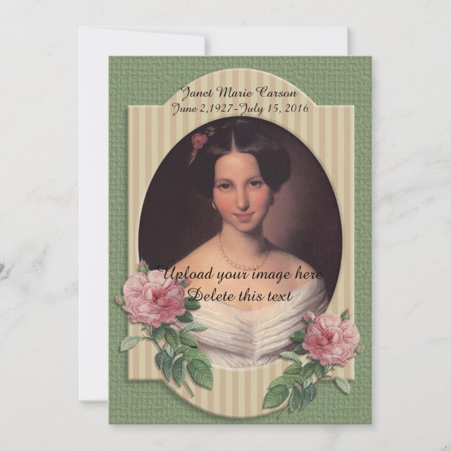 Merci de sympathie après la perte de l'être cher (Devant)