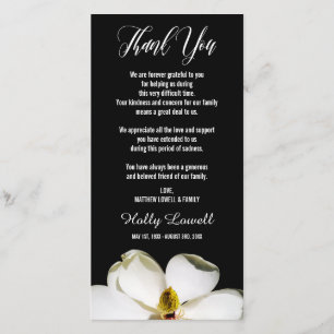 Merci de sympathie des pétales   de magnolia