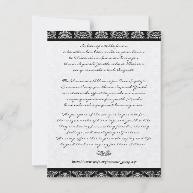 Merci de table do-it-yourself Mariage (Devant)