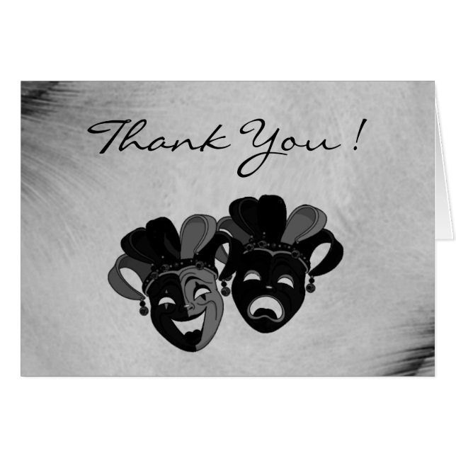 Merci de théâtre comique et tragique (Devant horizontal)