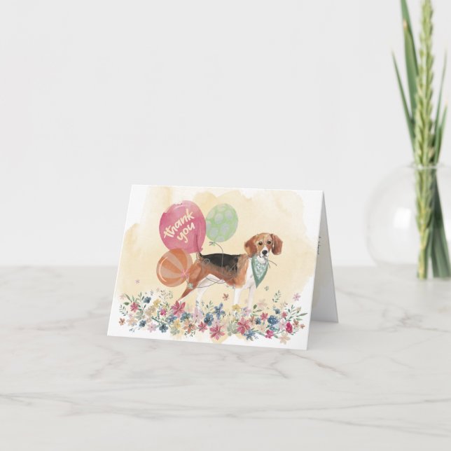 Merci de votre chien et de vos ballons Beagles (Devant)