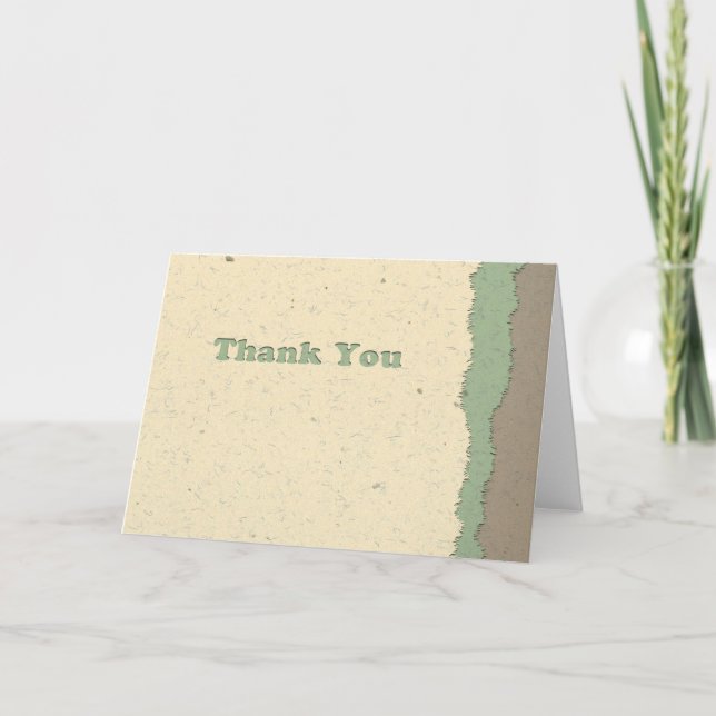 Merci - Découpe de papier à main (Devant)
