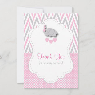 Merci d'éléphant rose et gris blanc 2