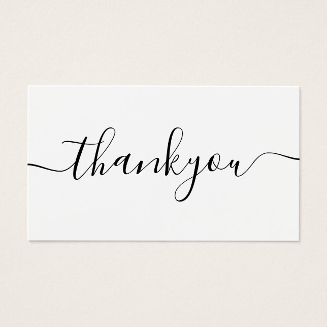 Merci D'Entreprise Minimal Moderne Pour L'Insertio (Devant)