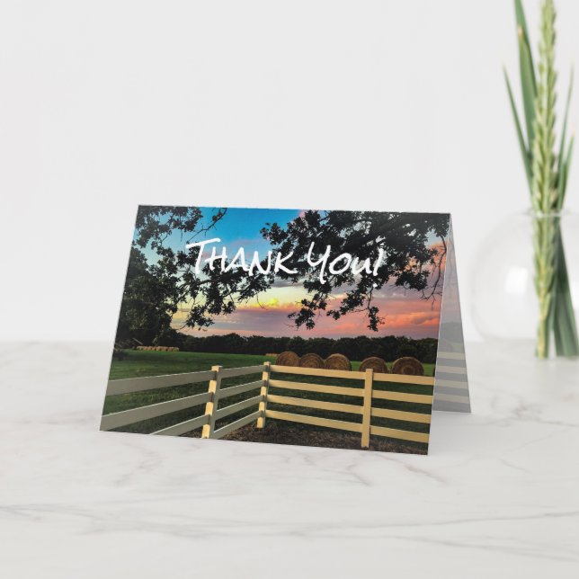 Merci d'entreprise personnalisé photo et message (Devant)