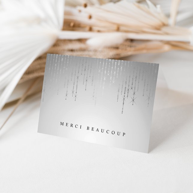 Merci des lumières de chaîne de pluie d'argent (Créateur téléchargé)