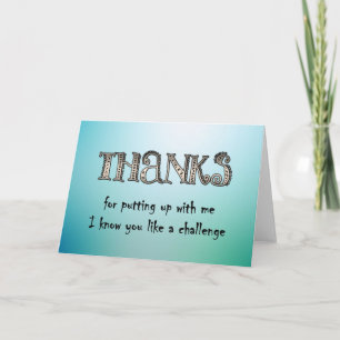 Merci d'être avec moi