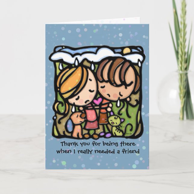 Merci d'être là quand j'avais besoin d'un ami (Devant)