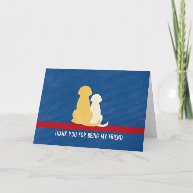 Merci D'Être Mon Ami Merci Cartes (Devant)