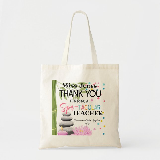 merci d'être un Sac fourre-tout spa-taculaire (Devant)