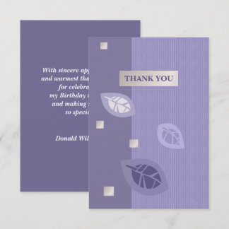Merci d'être venu à mes cartes plats d'anniversair