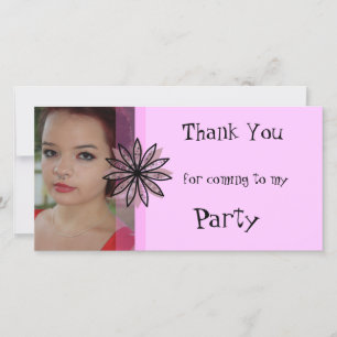 Merci d'être venu à mon Carte photo de parti