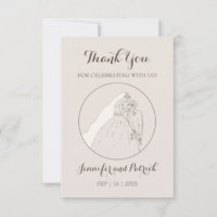 Merci d'être venu à notre mariage. Les amoureux s'