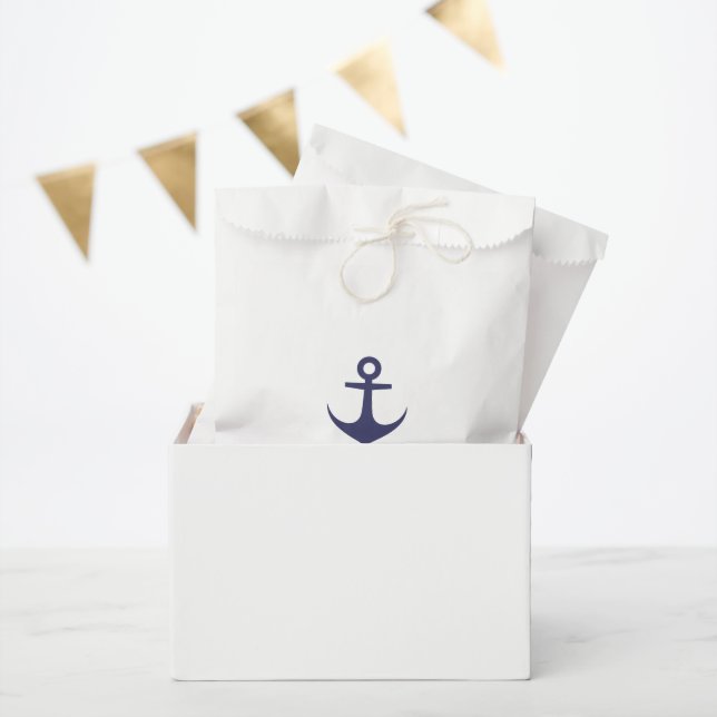 Merci D'Être Venu. Ancre Favoriser les sacs (Fête)