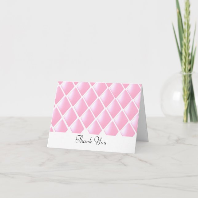 Merci diamant matelassé rose (Devant)