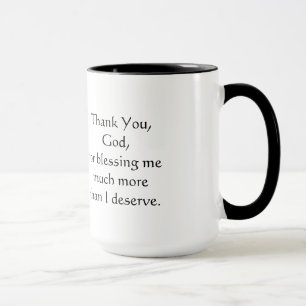 Merci, Dieu - tasse